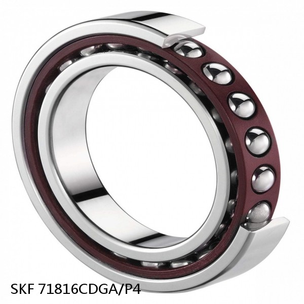 71816CDGA/P4 SKF Super Precision,Super Precision Bearings,Super Precision Angular Contact,71800 Series,15 Degree Contact Angle